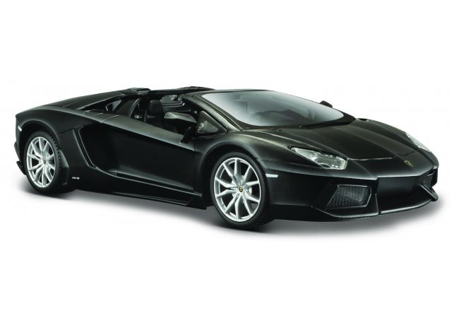 Tweet botsen beeld Lamborghini Aventador Lp 700-4 Roadster (dull Black Collection) 1:24 zwart  | Maisto Nederland