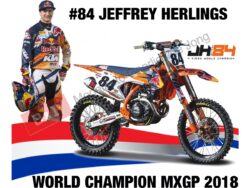 Ktm 450 SX-F #84 JEFFREY HERLINGS (DUTCH RIDER) RED BULL KTM SUPERCROSS