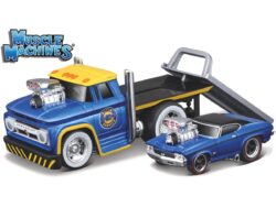 Chevrolet C60 FLATBED 1966 + Chevrolet CHEVELLE SS 396 1969 - MUSCLE TRANSPORTS "MUSCLE MACHINES"