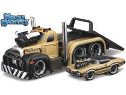 Mack B-61 FLATBED 1953 + Oldsmobile 442 1970 - MUSCLE TRANSPORTS "MUSCLE MACHINES"