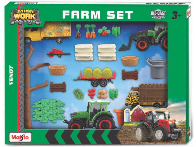 Fendt MINI WORK MACHINES SUPER FARM PLAY SET