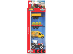 Massey Ferguson MINI WORK MACHINES FARM - 4 PACK SET