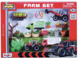 Massey Ferguson MINI WORK MACHINES SUPER FARM PLAY SET