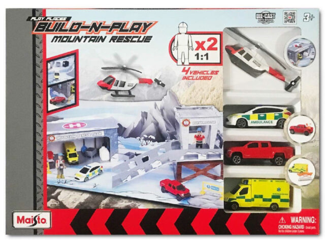 MOUNTAIN RESCUE BUILD-N-PLAY DELUXE PLAY SET