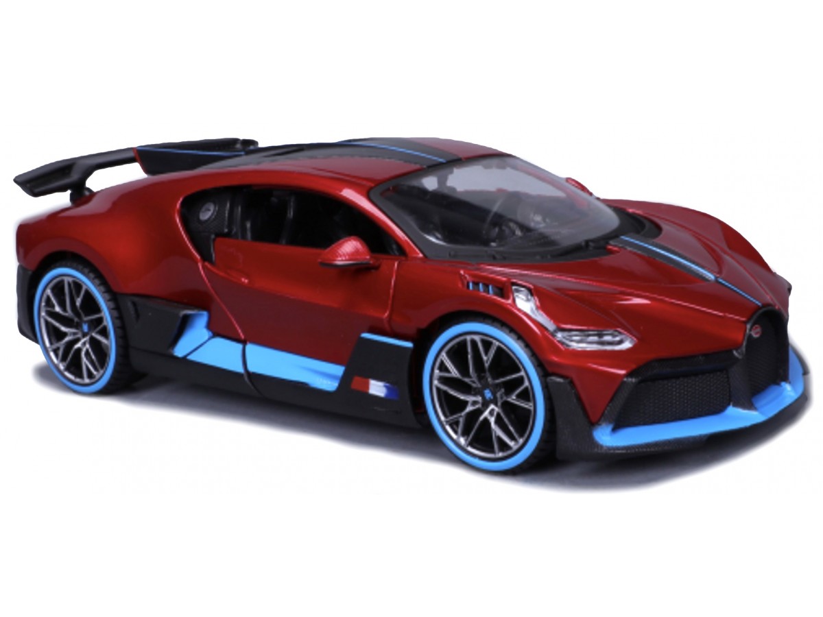 Bugatti Divo 2024 1:24 Rood/blauw | Maisto Nederland